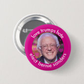 Liebe-Trumpf-Hass Button (Vorne & Hinten)