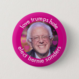 Liebe-Trumpf-Hass Button