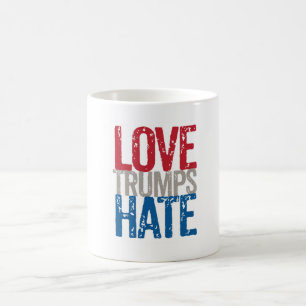 Liebe-Trumpf-Hass-Kaffee-Tasse Kaffeetasse