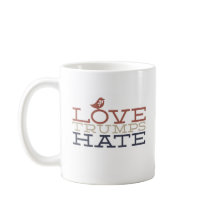 Liebe-Trumpf-Hass-Kaffee-Tasse
