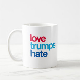 Liebe-Trumpf-Hass Kaffeetasse