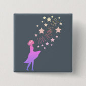 Liebe-Trumpf-Hass-Knopf Button (Vorderseite)