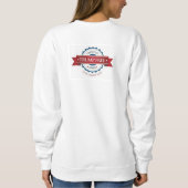 Liebe-Trumpf-Hass-Sweatshirt Sweatshirt (Rückseite)