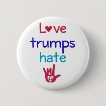 Liebe-Trümpfe hassen Antitrumpf
