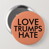 LIEBE TRUMPS Große Tasten HABEN Button (Vorne & Hinten)