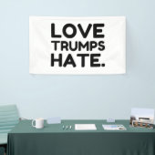 Liebe Trumps Hass Banner (Messeveranstaltung)