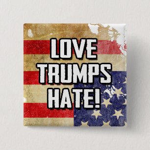 Liebe Trumps Hass Button