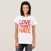 Liebe Trumps Hass gegen Trump T-Shirt (Vorne ganz)