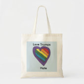 Liebe Trumps Hass Tasche (Vorne)