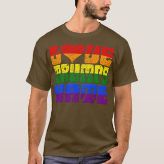 LIEBE TRUMPS HAT GAY PRIDE DIVERSITY ANTIIMPEACH t T-Shirt