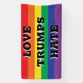 Liebe Trumps Hate Banner (Vertikal)