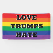 Liebe Trumps Hate Banner (Horizontal)