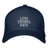 Liebe Trumps Hate - Custom Baseball Cap Bestickte Kappe (Vorderseite)