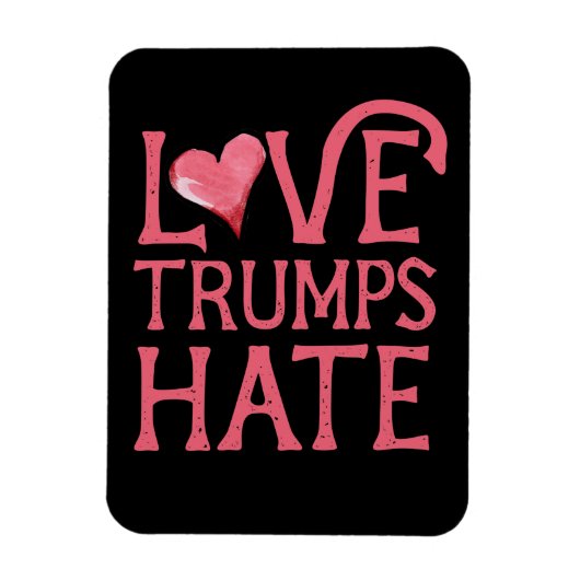 Liebe Trumps Hate Magnet (Vertikal)