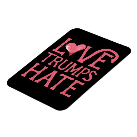 Liebe Trumps Hate Magnet (Linke Seite)