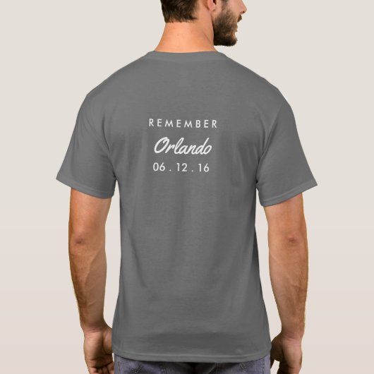 Liebe Trumps Hate Remembrance Tshirt II (Rückseite)