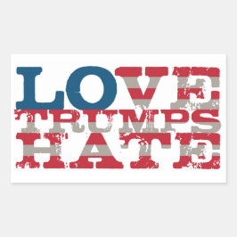 Liebe Trumps Hate Sticker