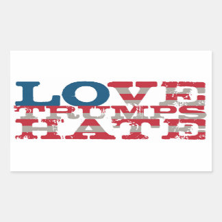 Liebe Trumps Hate Sticker