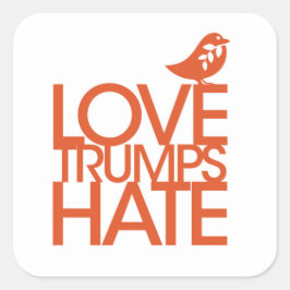 Liebe Trumps Hate Sticker