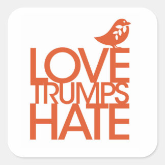 Liebe Trumps Hate Sticker