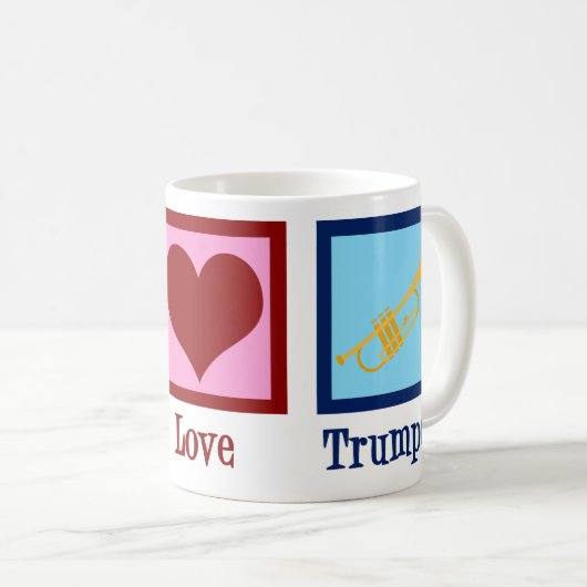 Liebe Trumps Kaffeetasse (VorderseiteRechts)