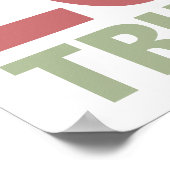 Liebe Trumps Poster (Ecke)