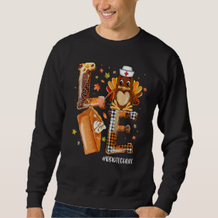 LIEBE Truthahn Pilger Kürbiskuchen Rad Tech Leben  Sweatshirt