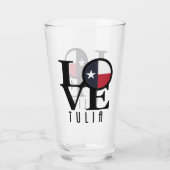 LIEBE Tulia Texas Glas (Rückseite)
