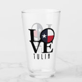 LIEBE Tulia Texas Glas (Vorderseite)