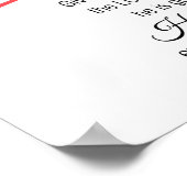 Liebe Tulip Fotografie Psalm 136:1 Poster (Ecke)