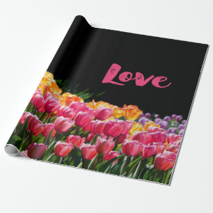 Liebe Tulip Garten Geschenkpapier