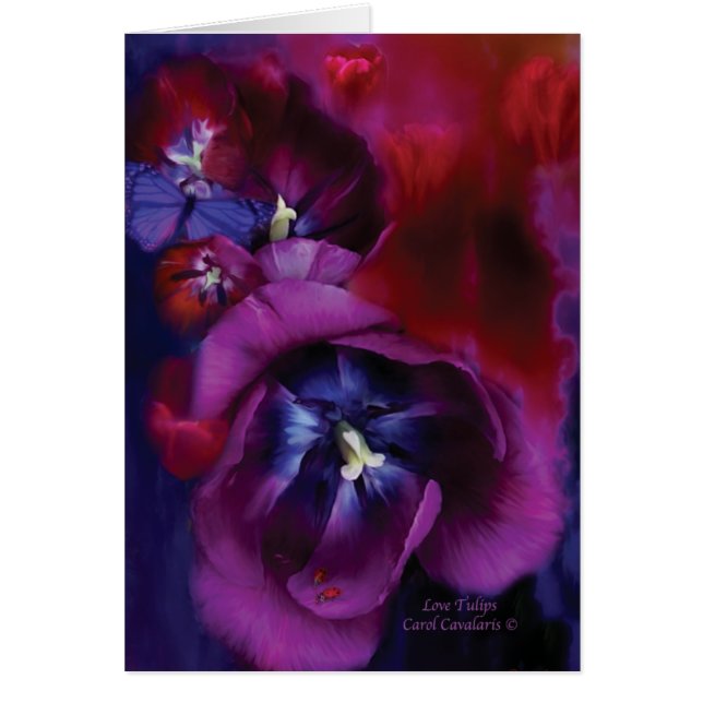 Liebe-Tulpen ArtCard (Vorne)