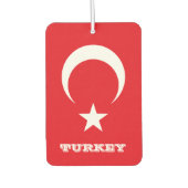 Liebe Türkei Luftkühler, türkische Flagge Autolufterfrischer (Vorderseite)