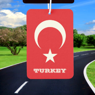 Liebe Türkei Luftkühler, türkische Flagge Autolufterfrischer