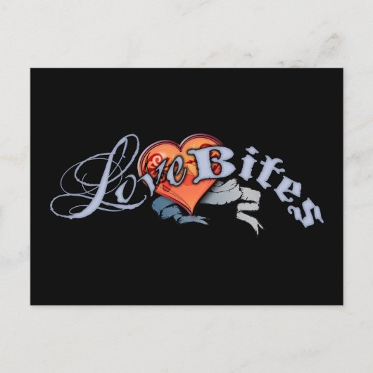Liebe tut weh postkarte (Vorderseite)