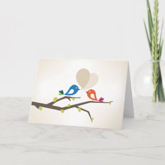 Liebe tweeten Gruß Feiertagskarte