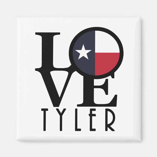 LIEBE Tyler Texas Magnet (Vorne)