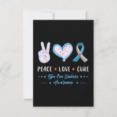 Liebe Typ 1 Diabetes Karte (Vorderseite)