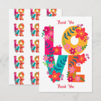 LIEBE Typografie-Clipart, Blumendesign