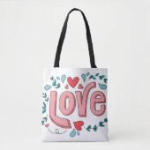 Liebe Typografie Moderne Taschen (Vorderseite)