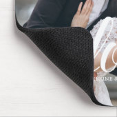 Liebe" Typografie-Overlay-benutzerdefiniertes Foto Mousepad (Ecke)