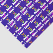 Liebe Typografie Rainbow Hand Peace Sign Seidenpapier (Ausschnitt)