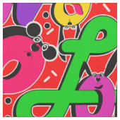 Liebe, Typografie Stoff (Nahaufnahme)
