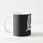 Liebe Typografie Tasse (Links)