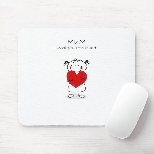 Liebe u der Mama I dieses viel Mousepad (Mit Mouse)