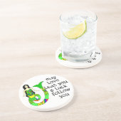 Liebe-u. Glück-Iren-Meerjungfrau Sandstein Untersetzer (Seite)