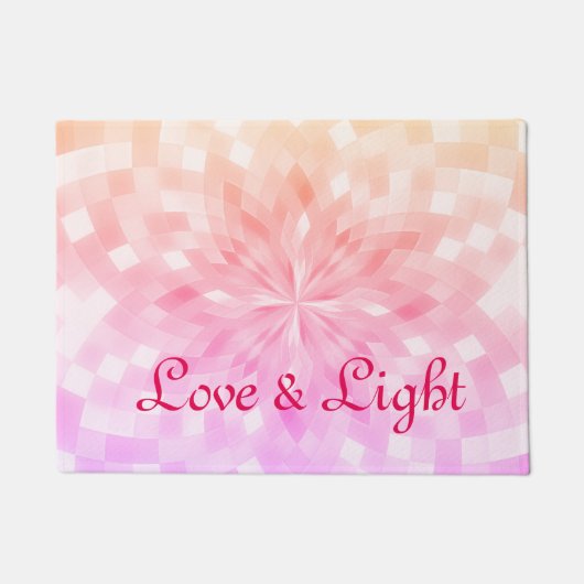 Liebe u. Licht Fußmatte (Vorderseite)