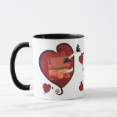 Liebe u. mehr Liebe 11oz. Tasse (Links)