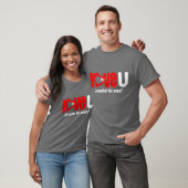 Liebe U Name mein gefragt weißer T - Shirt (Unisex)