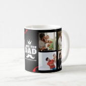 Liebe u Papa glücklicher Vater Tag Kaffeetasse (VorderseiteRechts)